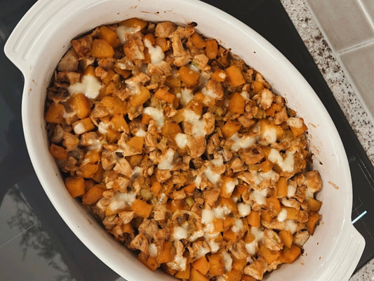 Creamy Chicken & Butternut Squash Bake