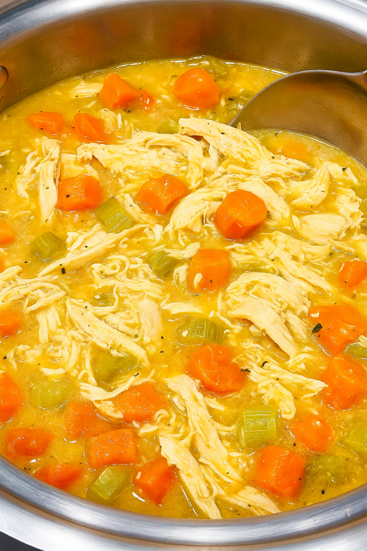 One-Pot Slow Cooker Creamy Chicken & Root Veggie Stew (Gluten-Free, Dairy-Free)