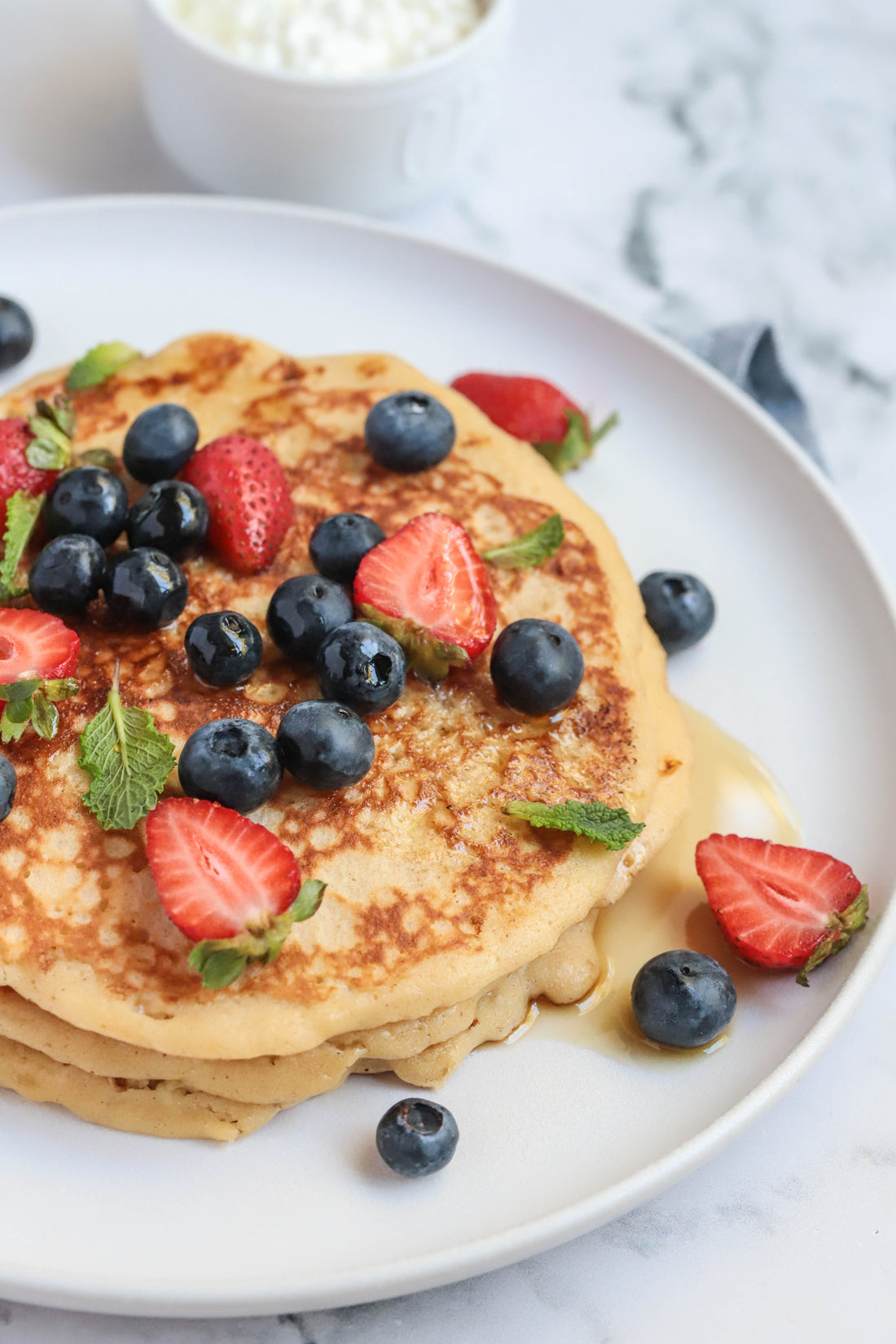 Protein-Packed Cottage Cheese Pancakes