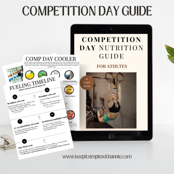 Competition Day Nutrition Guide for Athletes